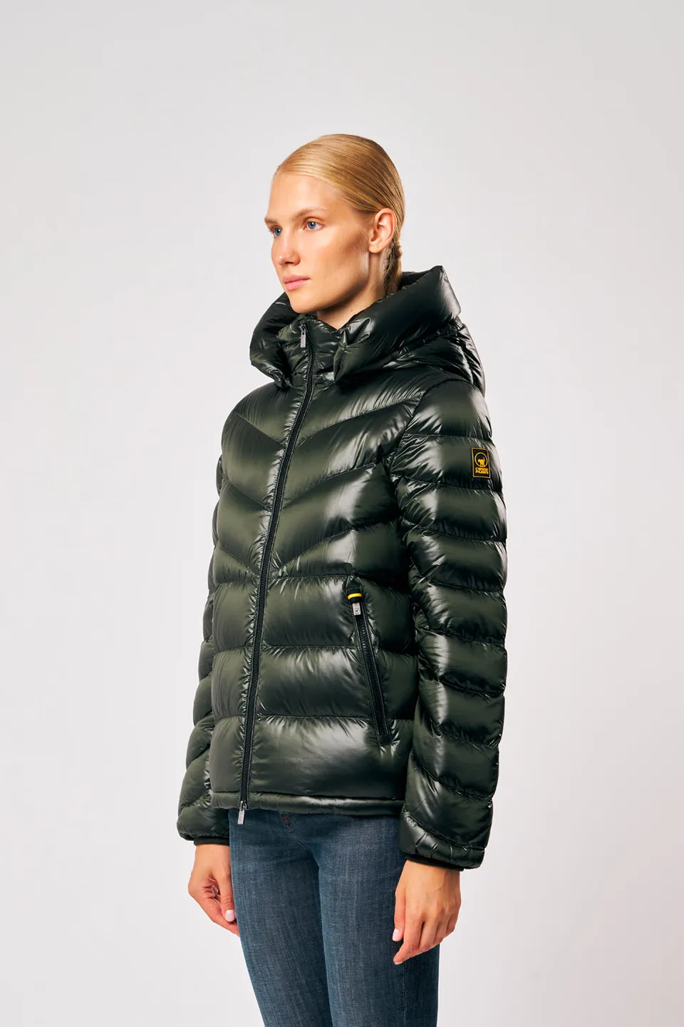 ciesse-outdoor-heidi-daunenjacke-damen-militarygr-n-kapuze image 1
