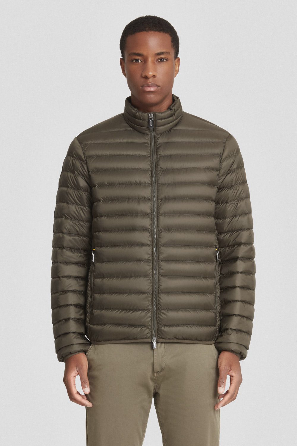 ciesse-outdoor-daunenjacke-oliv-leicht-ohne-kapuze-800fp image 2