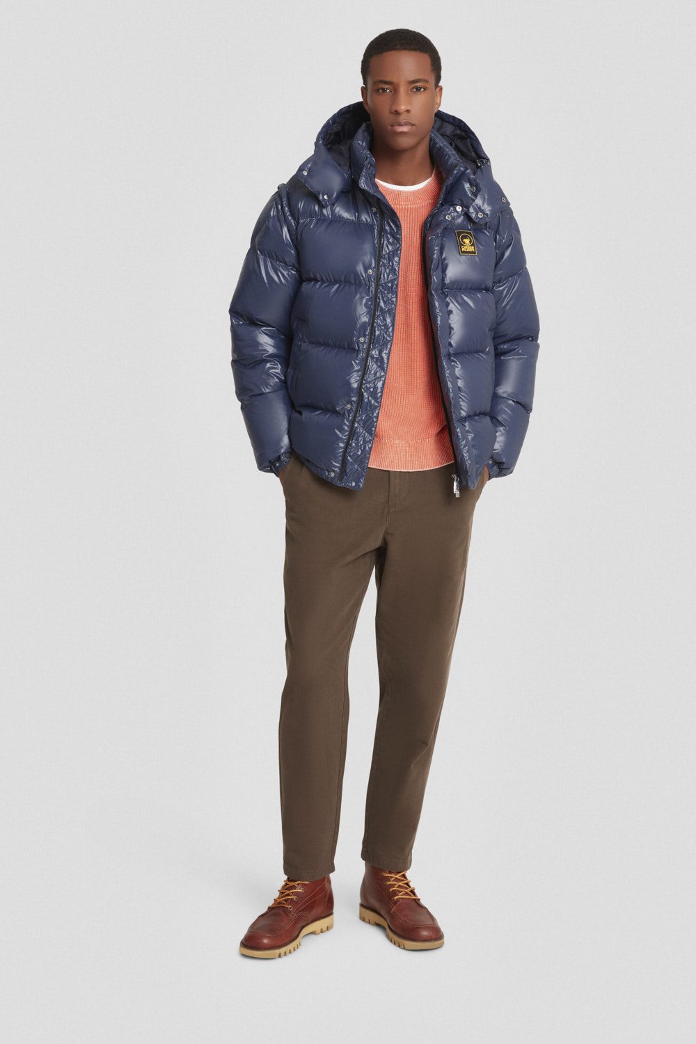 ciesse-outdoor-piumini-daunenjacke-blau-kapuze-rmel-abnehmbar image 1