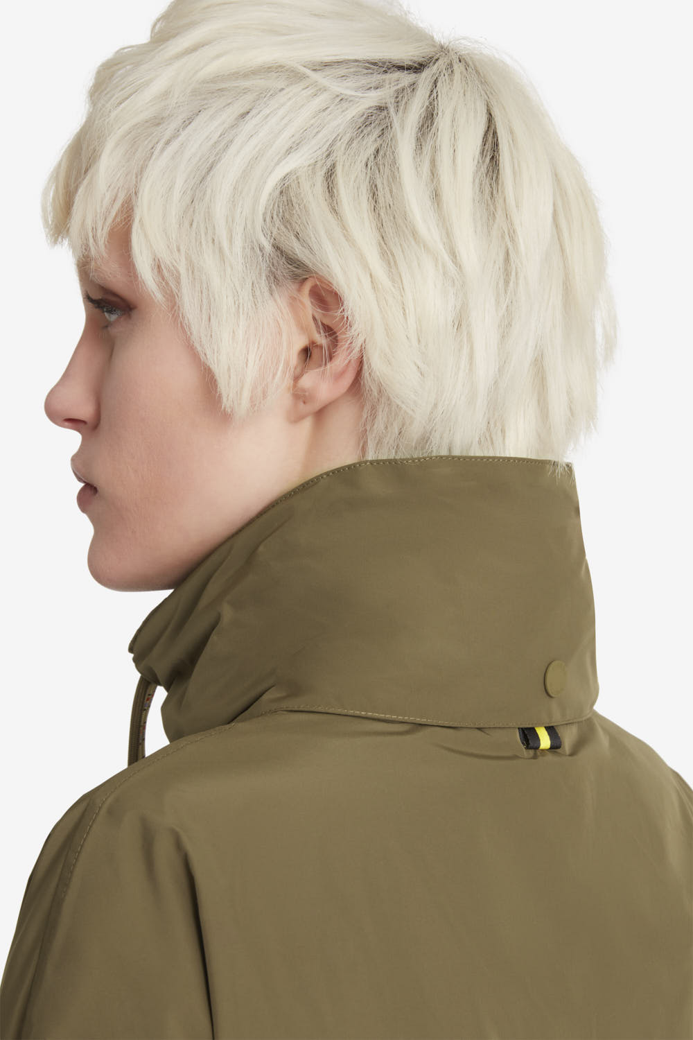 ciesse-outdoor-lana-jacke-oliv-damen-mit-kapuze-kurz image 3