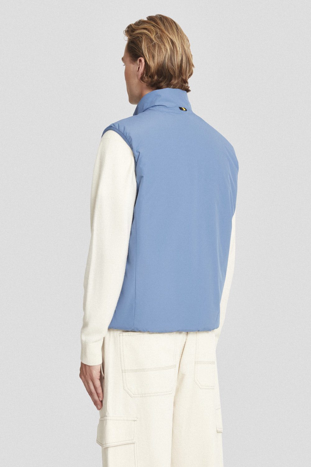 ciesse-gilet-steppweste-hellblau-wattiert-mit-dwr image 4