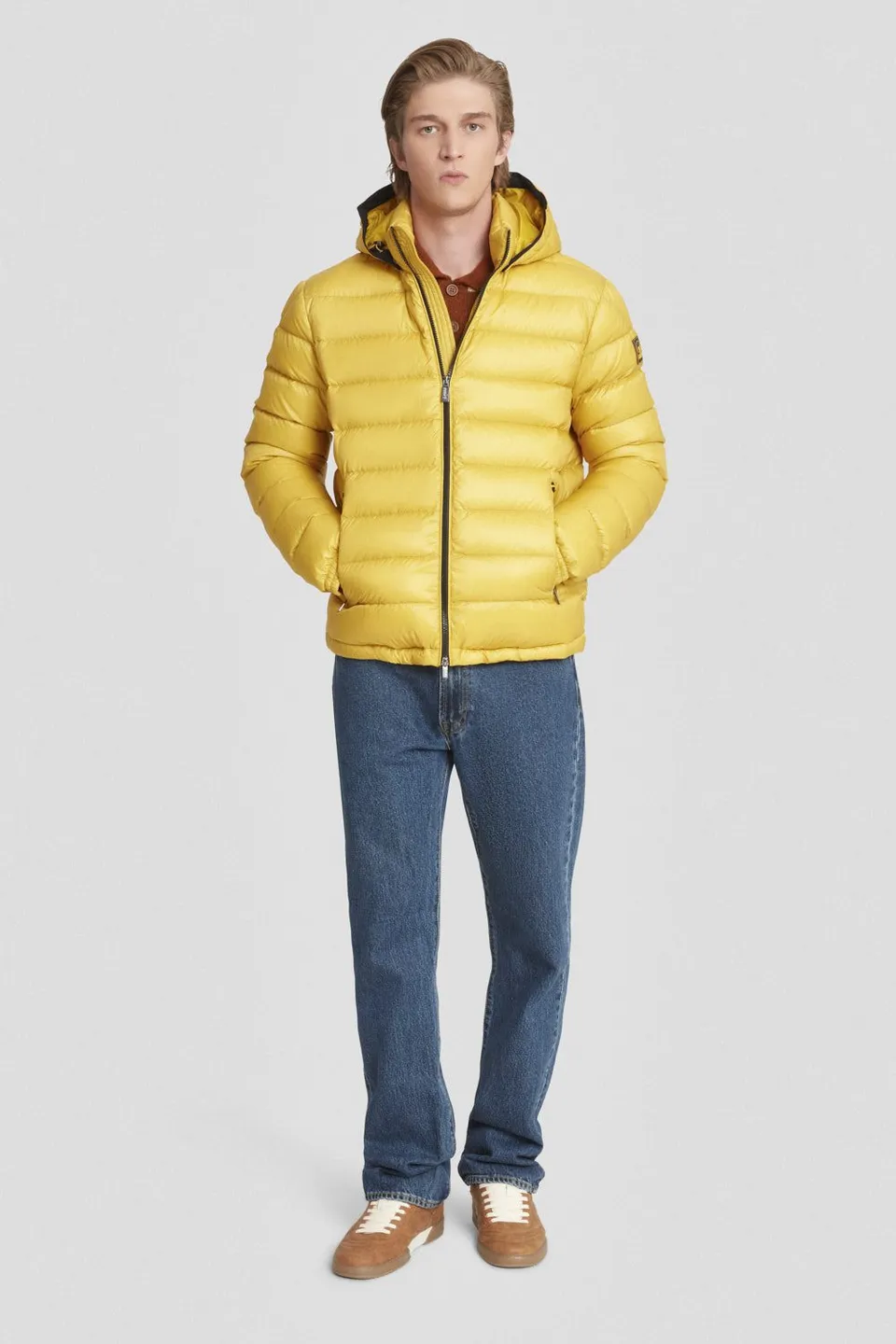 ciesse-outdoor-piumini-daunenjacke-gelb-kapuze-800-fill image 1
