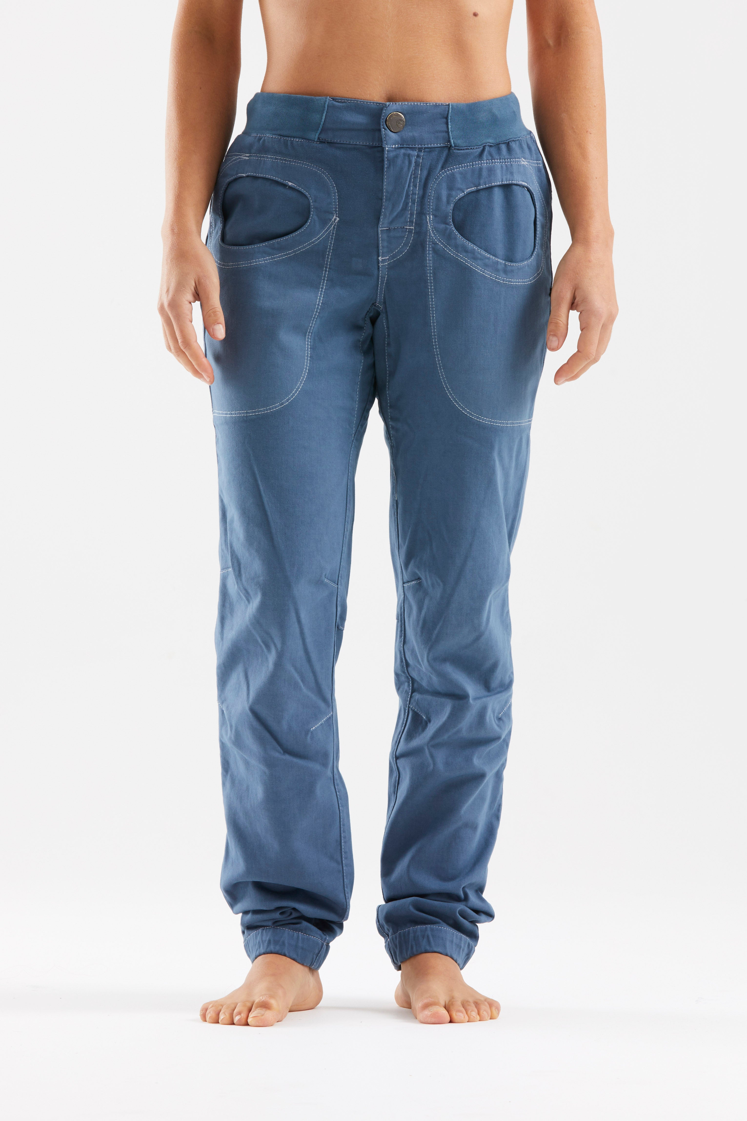 e9-onda-rock-bb-kletterhose-steel-blue-bambus-slim image 1