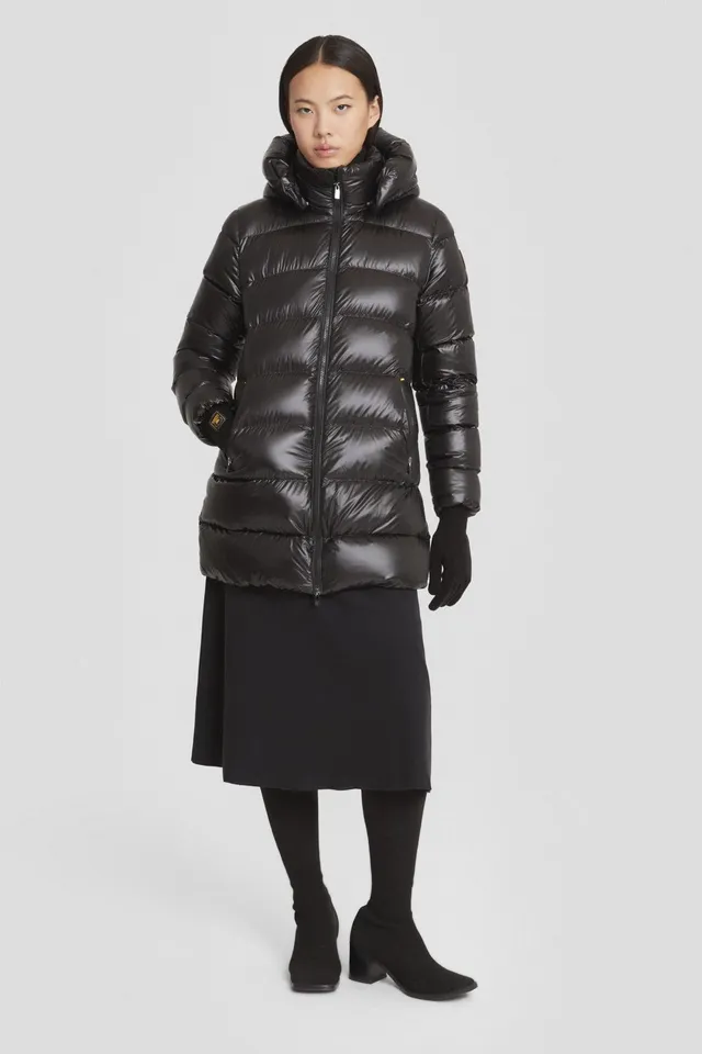 ciesse-piumini-daunenjacke-mittellang-schwarz-kapuze-800fp image 1