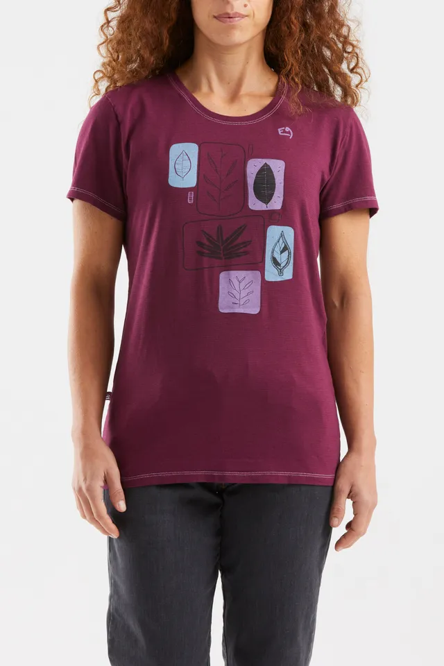 e9-pamma-t-shirt-sangria-gr-m-bambus-baumwolle image 1