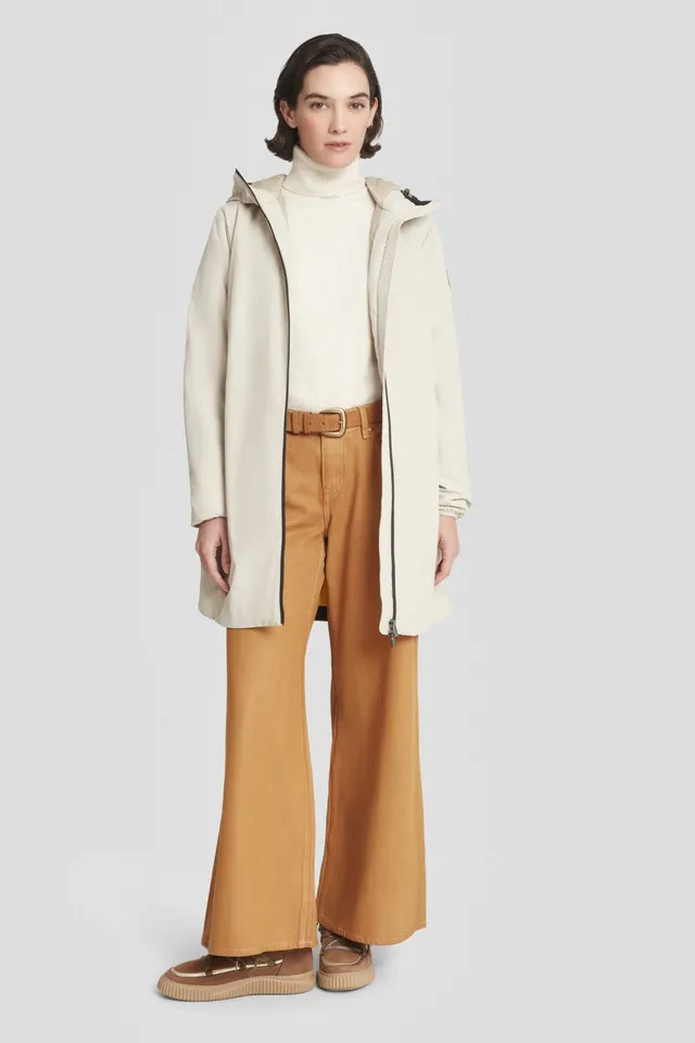 ciesse-outdoor-lange-winterjacke-beige-mit-kapuze image 1