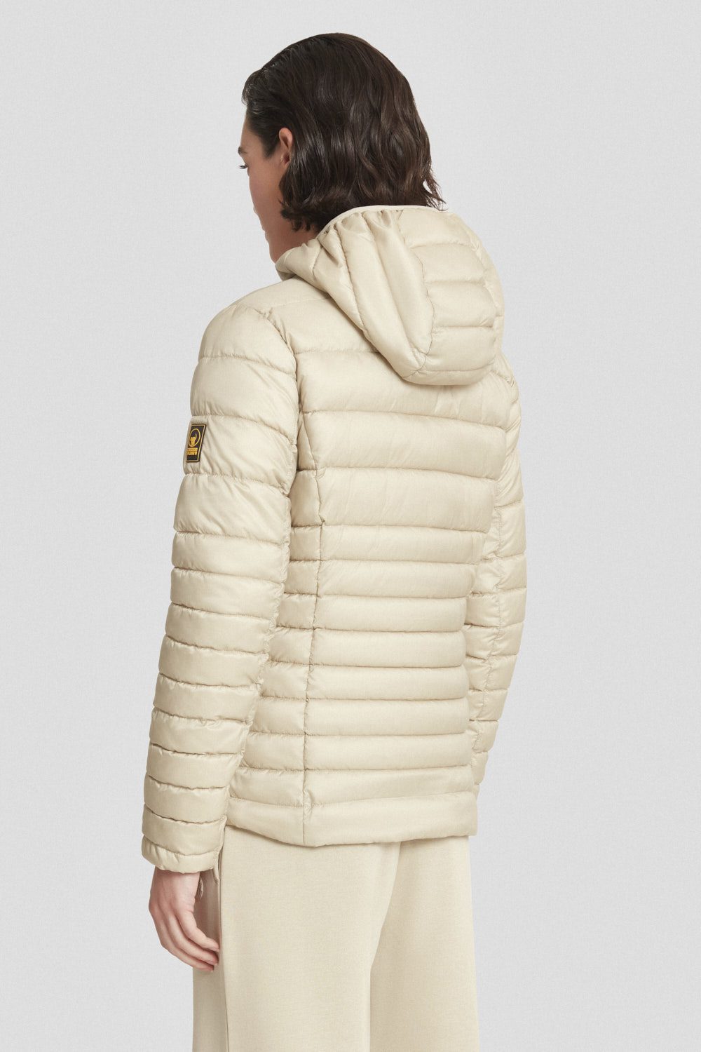 ciesse-outdoor-piumino-kurze-daunenjacke-herren-beige-recycelt image 4