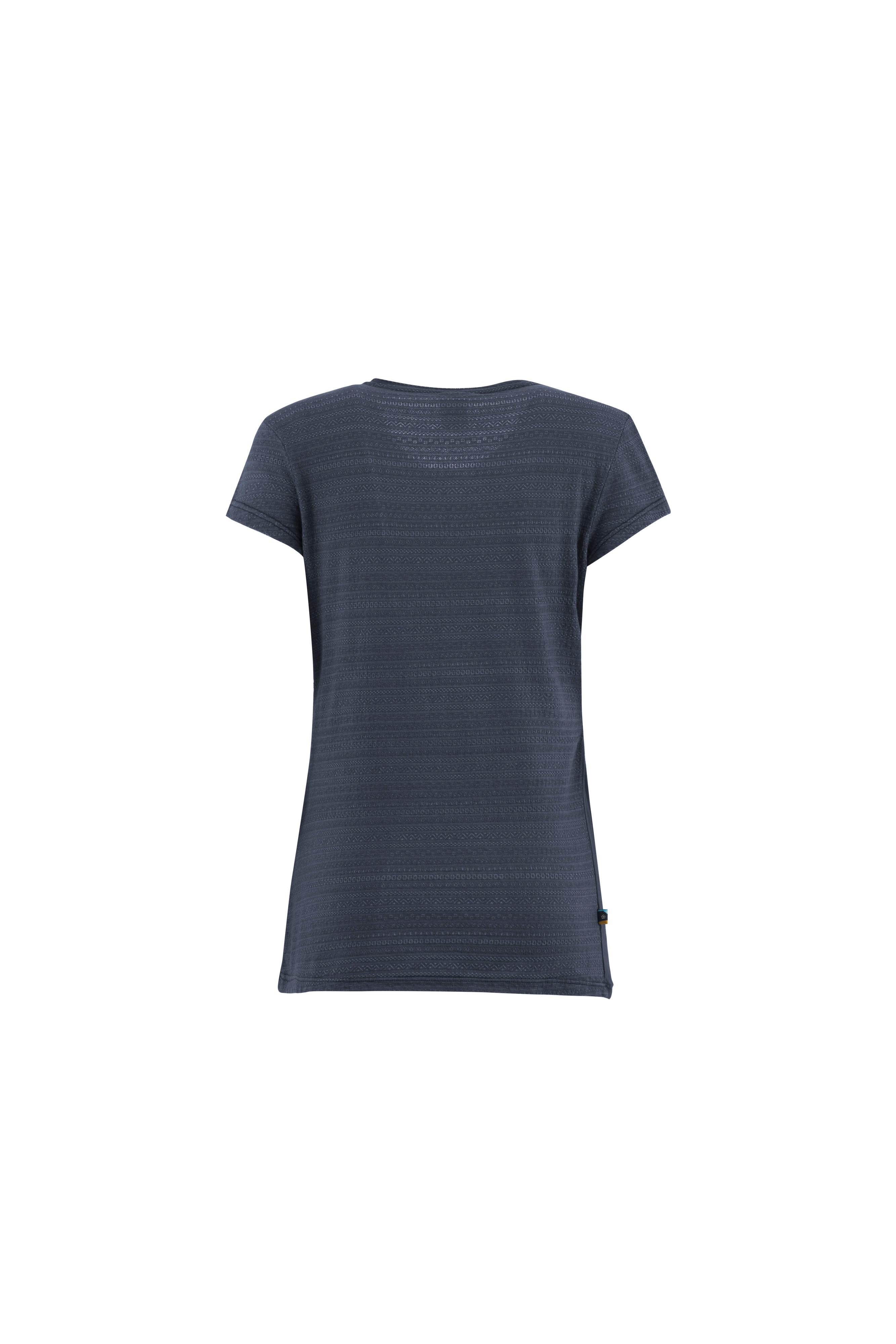 e9-kiss-t-shirt-damen-ocean-blue-modal-slim-fit image 4