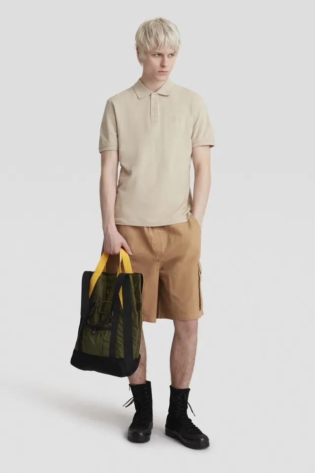 ciesse-outdoor-polo-herren-beige-jersey-stretch-baumwolle image 1