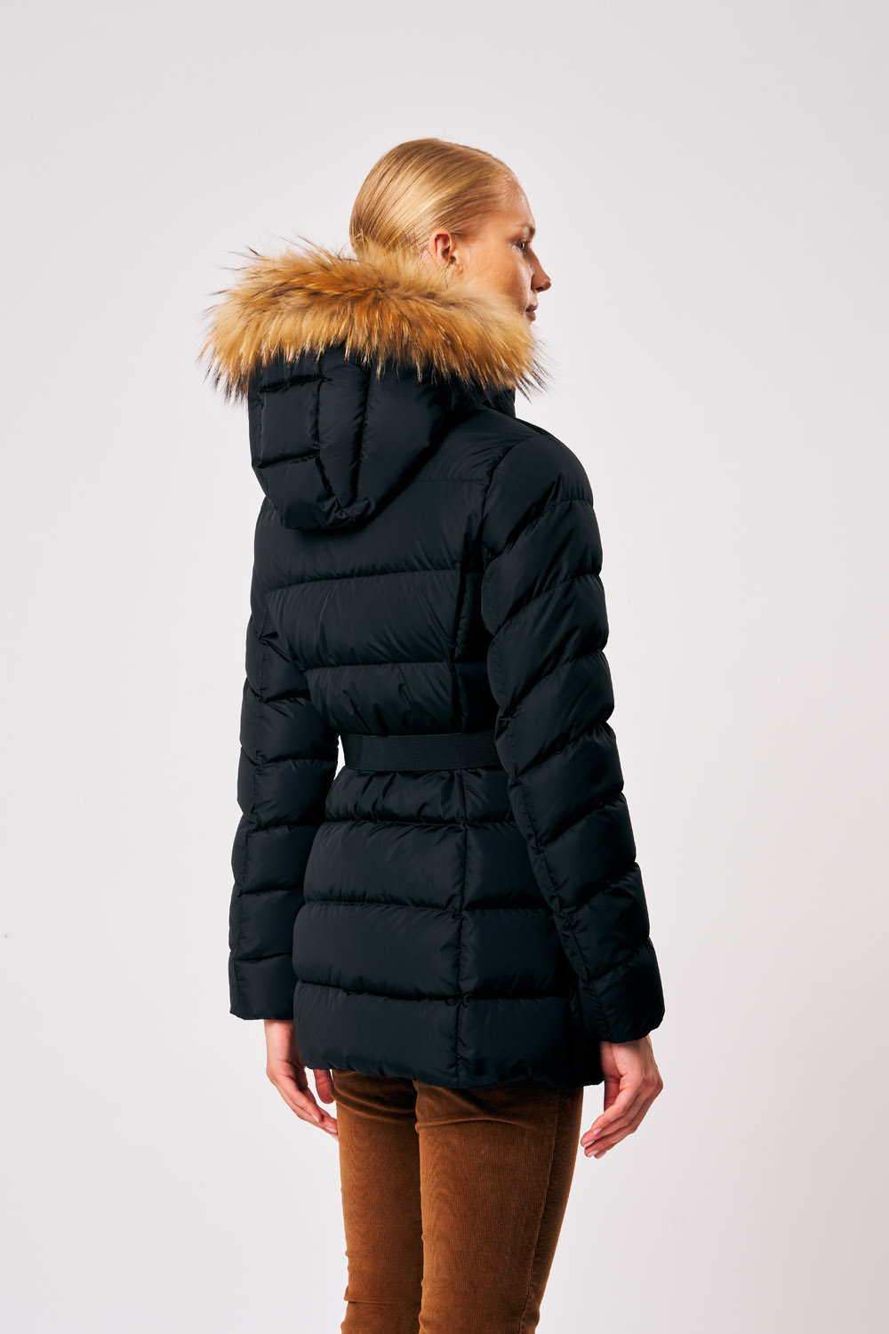 ciesse-outdoor-rosalia-real-fur-damen-winterjacke-schwarz-echtpelz image 5