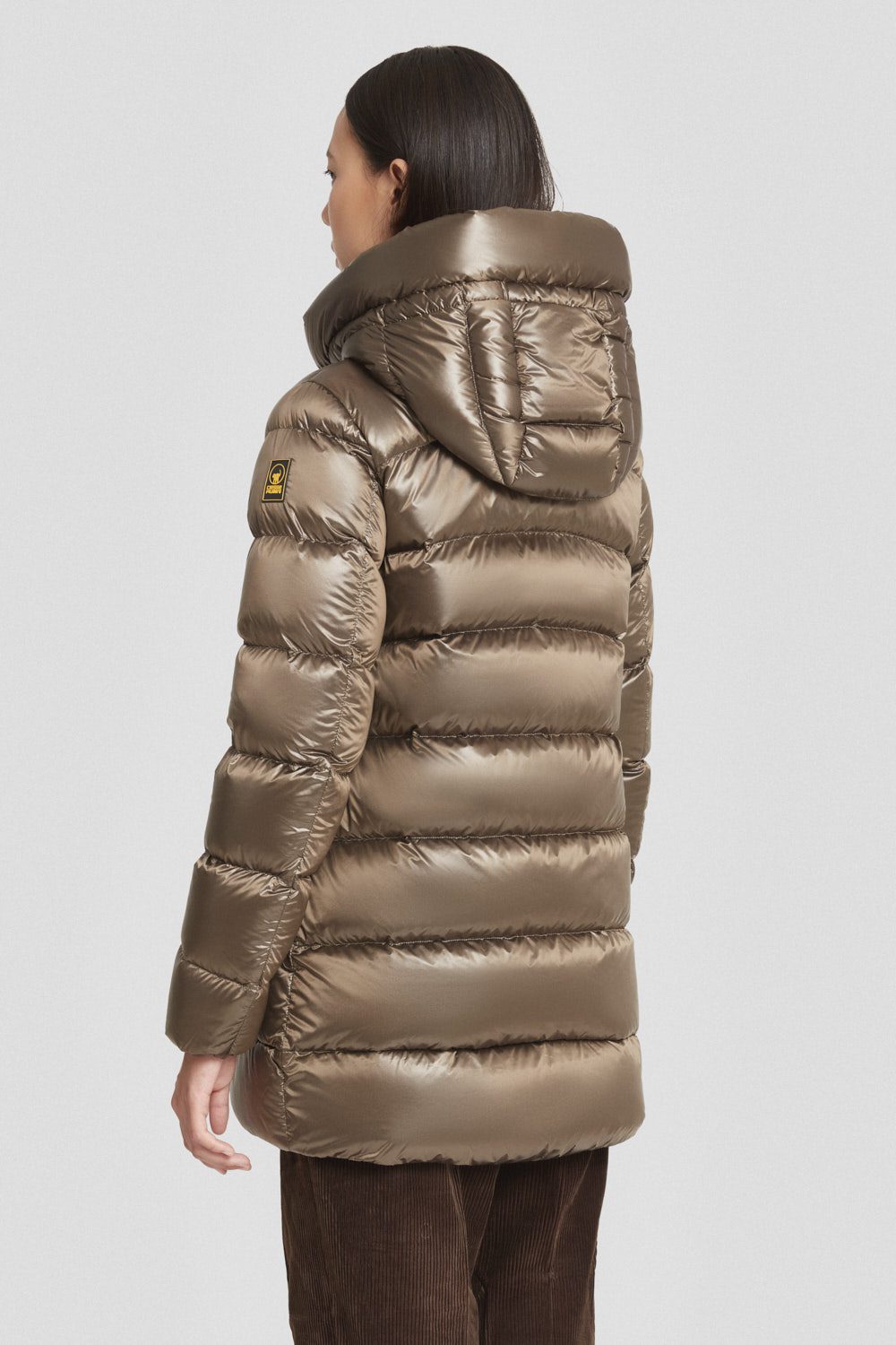 ciesse-outdoor-piumini-daunenjacke-braun-mittellang-dwr image 4