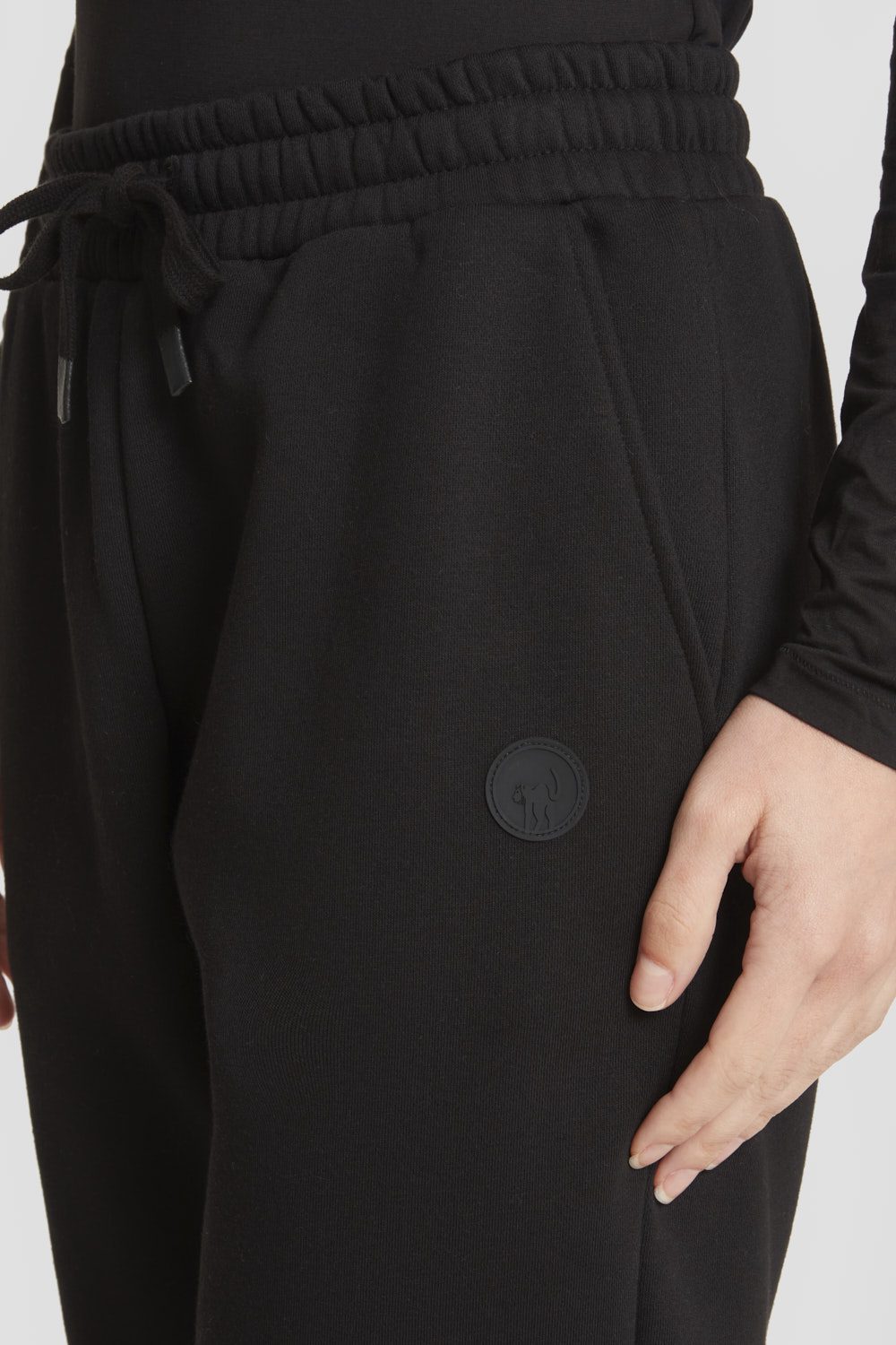 ciesse-sporthose-lang-schwarz-baumwolle-kordelzug image 3
