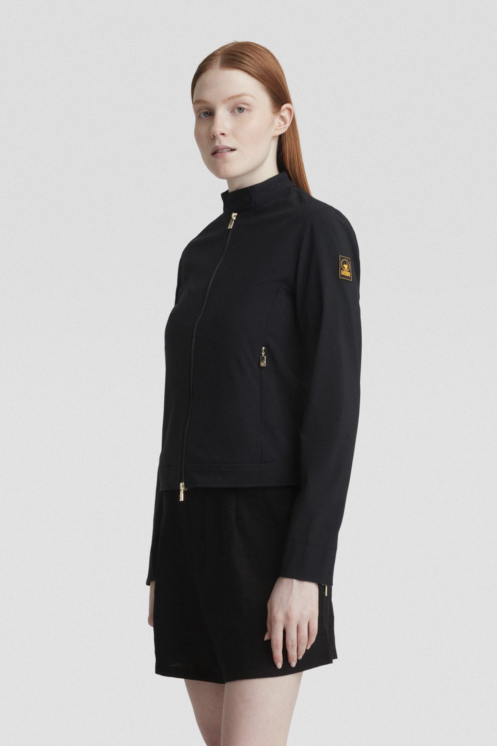ciesse-outdoor-biker-softshelljacke-schwarz-full-zip-slim image 2
