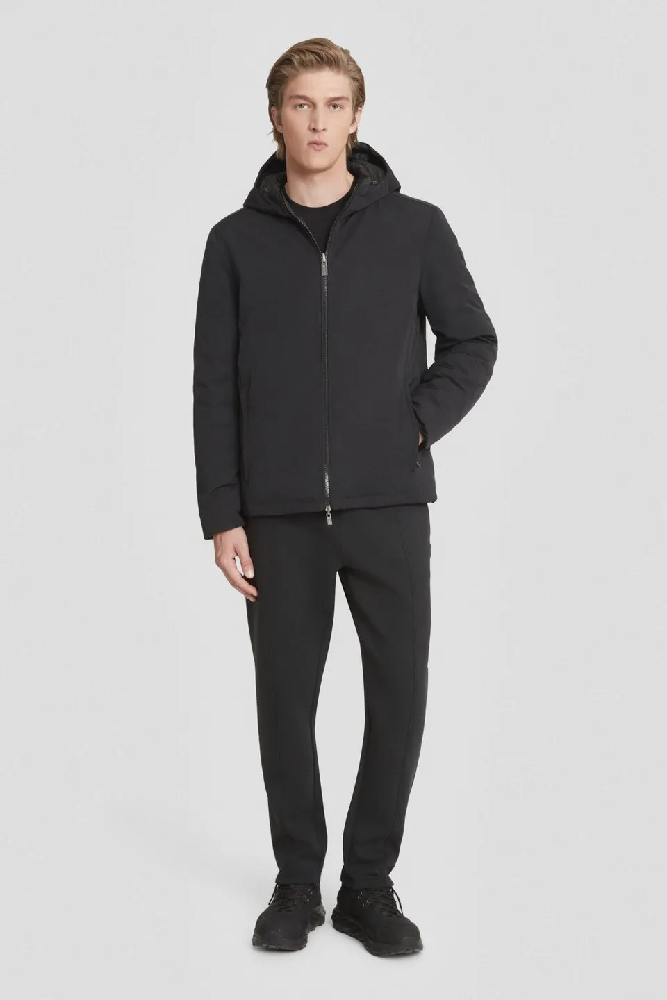 ciesse-outdoor-daunenjacke-kurz-schwarz-reversibel-mit-dwr image 1
