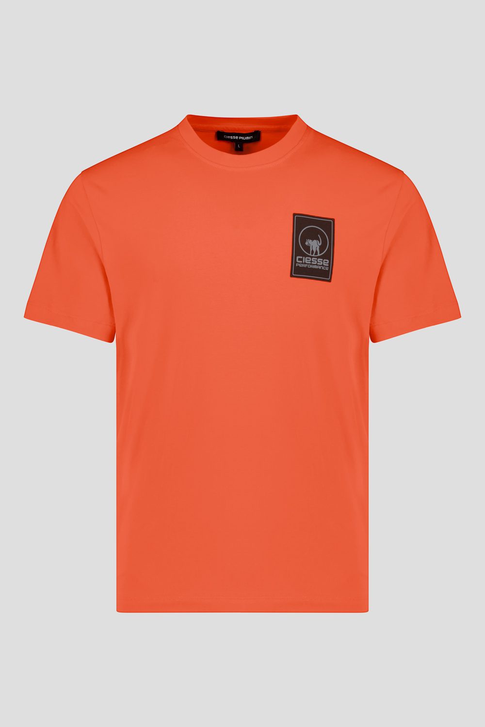 ciesse-outdoor-t-shirt-orange-baumwolle-rundhals image 3