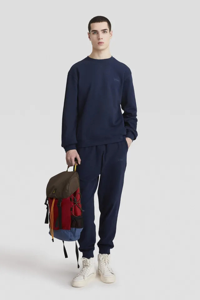 ciesse-outdoor-felpe-sweatshirt-blau-rundhals-baumwolle image 1