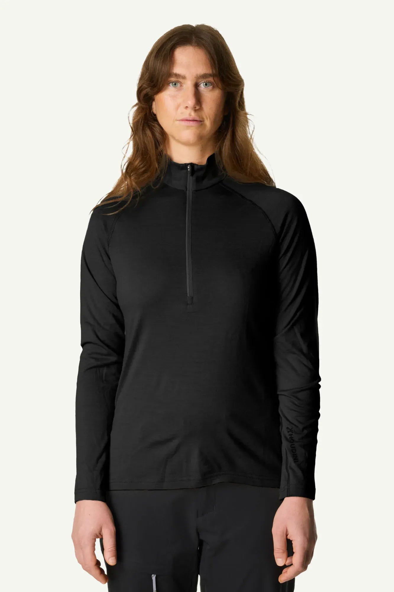 houdini-puremerino-half-zip-baselayer-true-black image 1