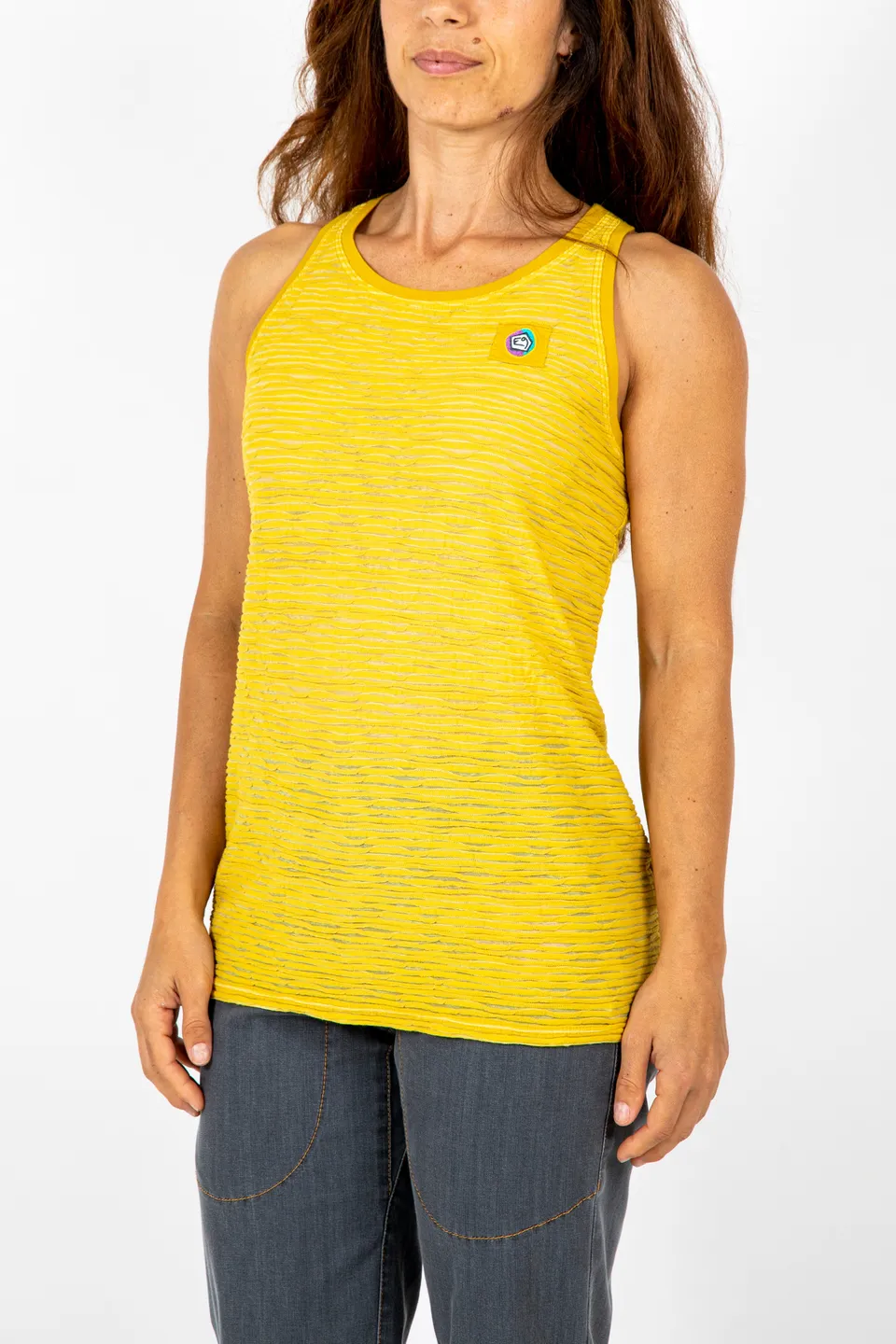 e9-milvia-tank-top-damen-grape-slim-fit-baumwolle image 1