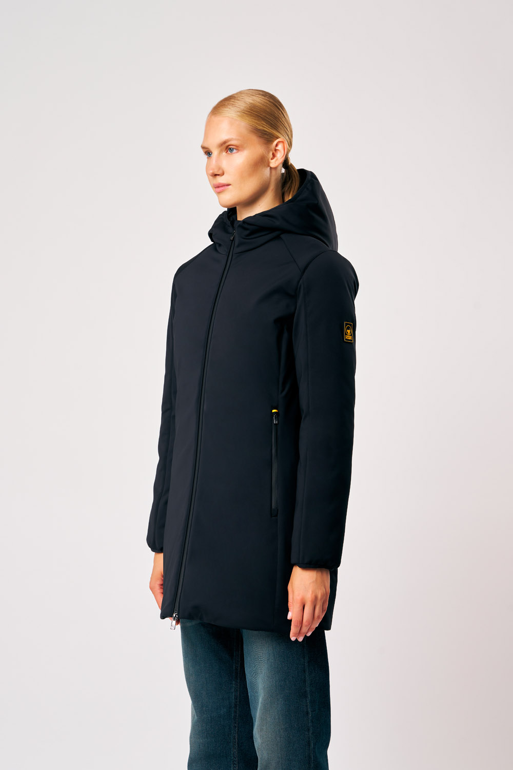 ciesse-ysabel-3-0-damen-softshelljacke-schwarz-lang image 2