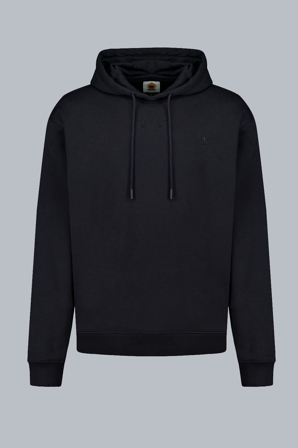 ciesse-felpe-rico-hoodie-schwarz-mit-kapuze-baumwolle image 1