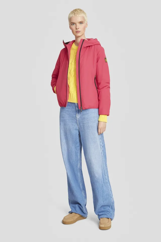 ciesse-outdoor-winterjacke-fuchsia-wattiert-mit-kapuze image 1