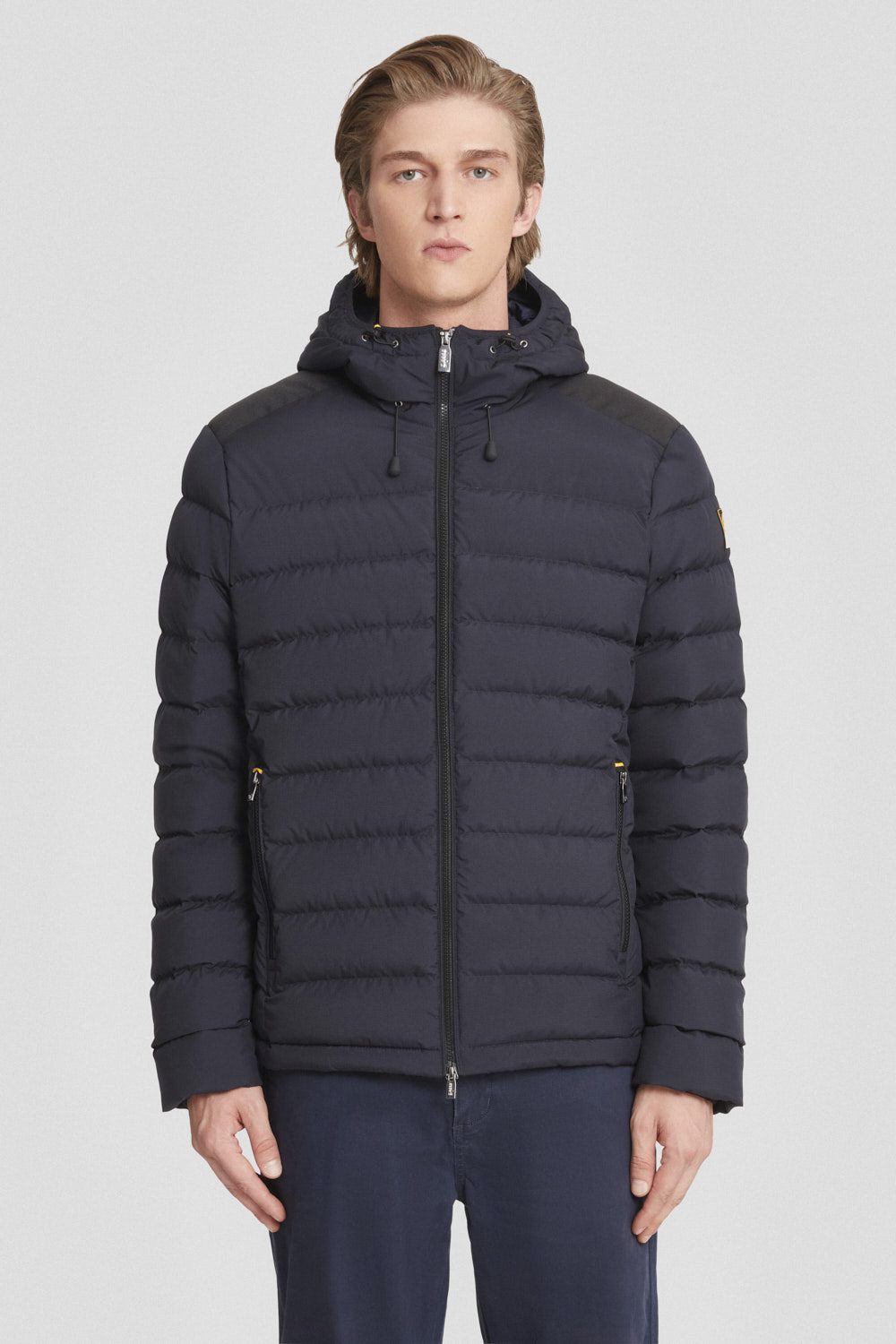 ciesse-piumini-daunenjacke-blau-kurz-mit-kapuze-dwr image 2