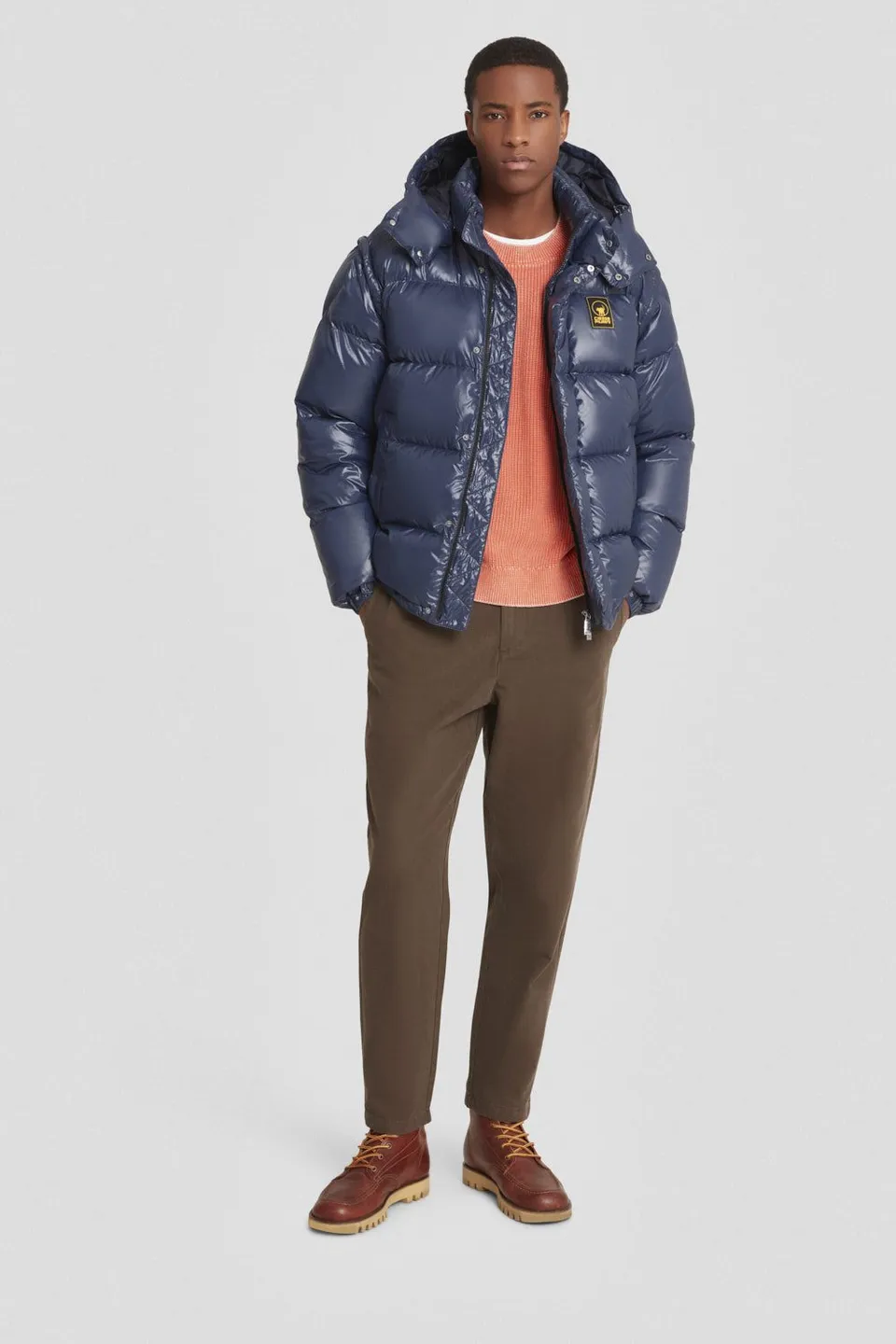 ciesse-outdoor-piumini-daunenjacke-blau-kapuze-rmel-abnehmbar image 1