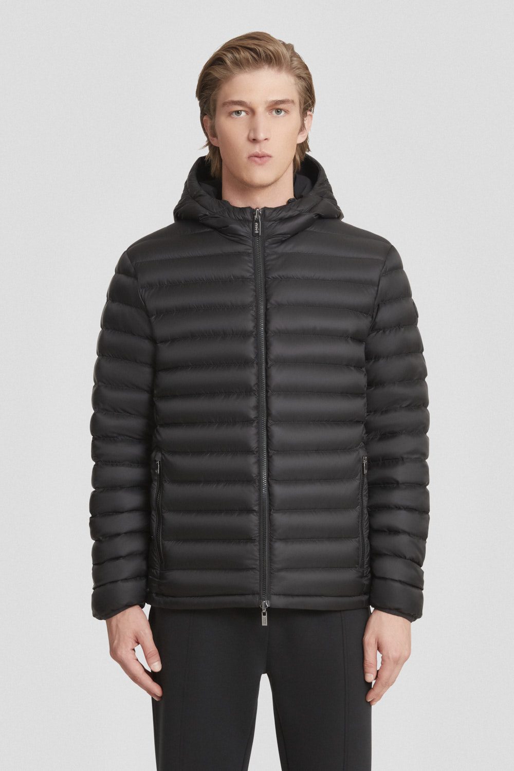 ciesse-outdoor-daunenjacke-kurz-schwarz-reversibel-mit-dwr image 2