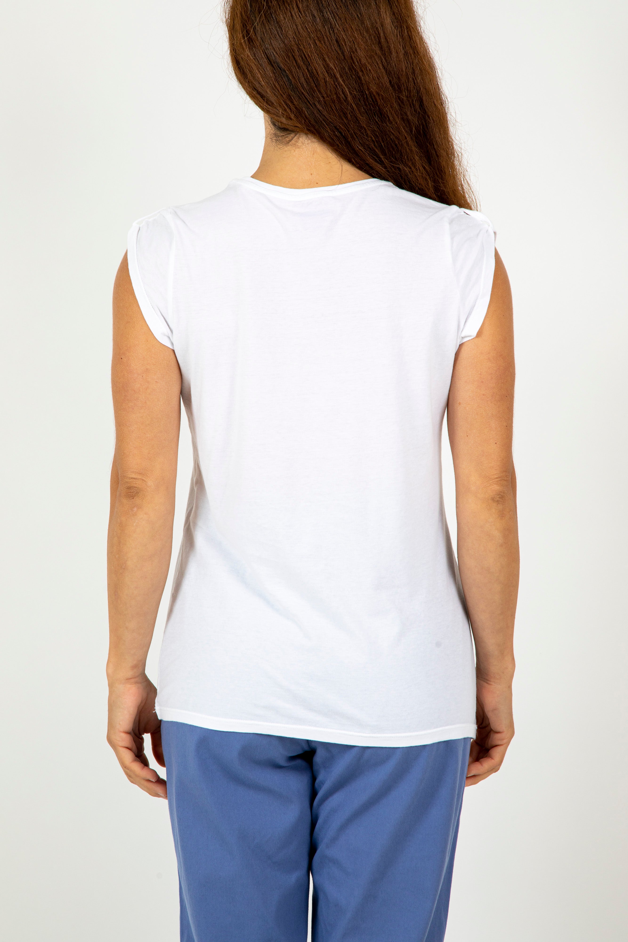 e9-crystal-t-shirt-white-bio-baumwolle-slim-fit image 2
