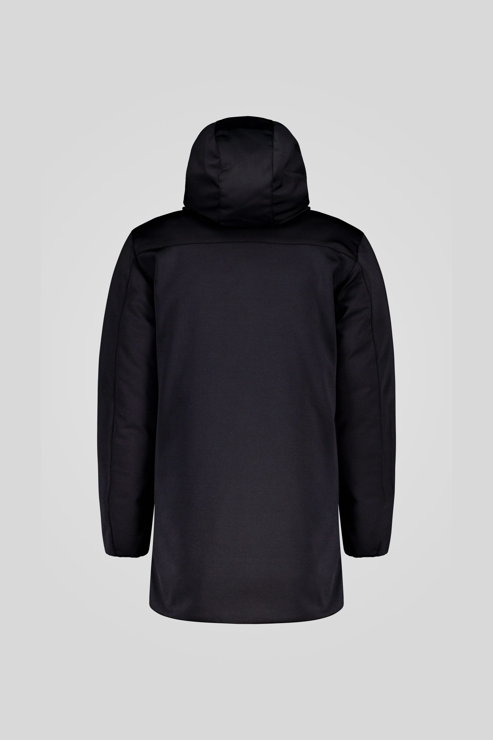 ciesse-softshelljacke-schwarz-lang-mit-kapuze-gef-ttert image 6