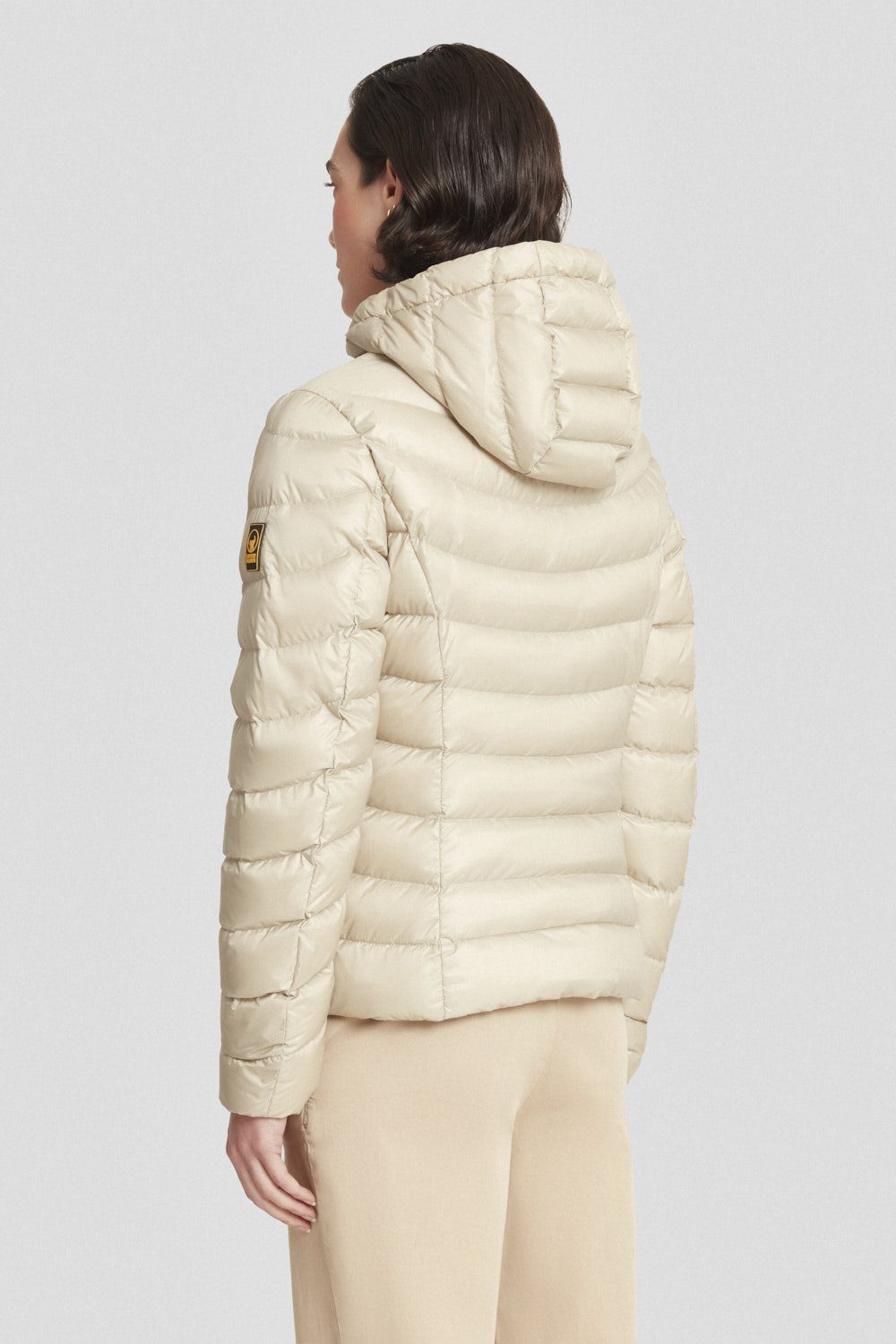 ciesse-outdoor-daunenjacke-braun-leicht-800fp-kapuze image 4