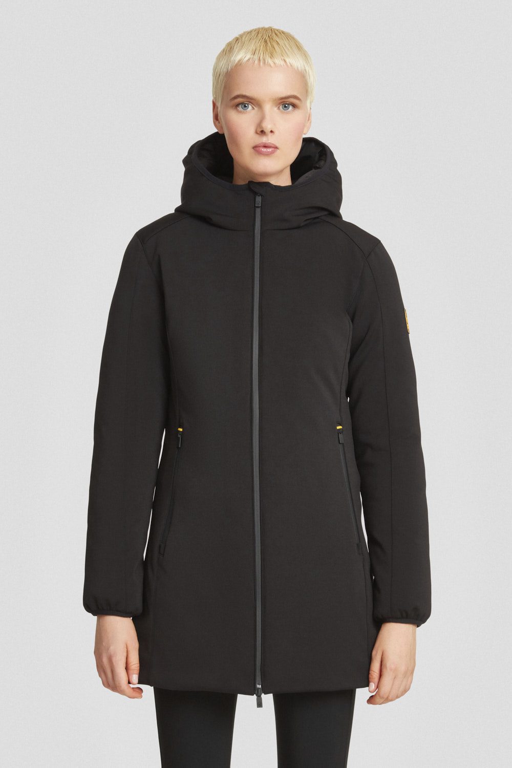ciesse-outdoor-giacche-leggere-softshelljacke-schwarz-lang-kapuze image 2