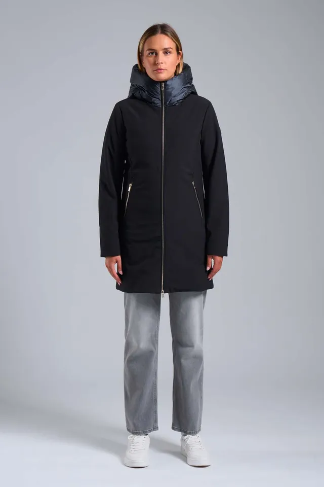 ciesse-outdoor-mire-2-2-softshelljacke-schwarz-lang-kapuze image 1