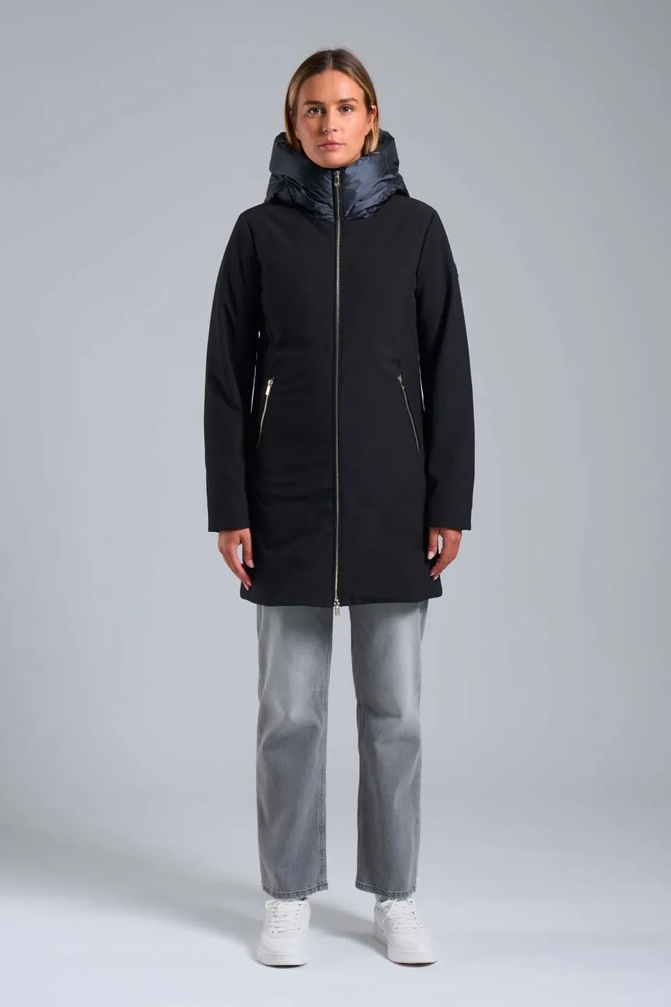 ciesse-outdoor-mire-2-2-softshelljacke-schwarz-lang-kapuze image 1