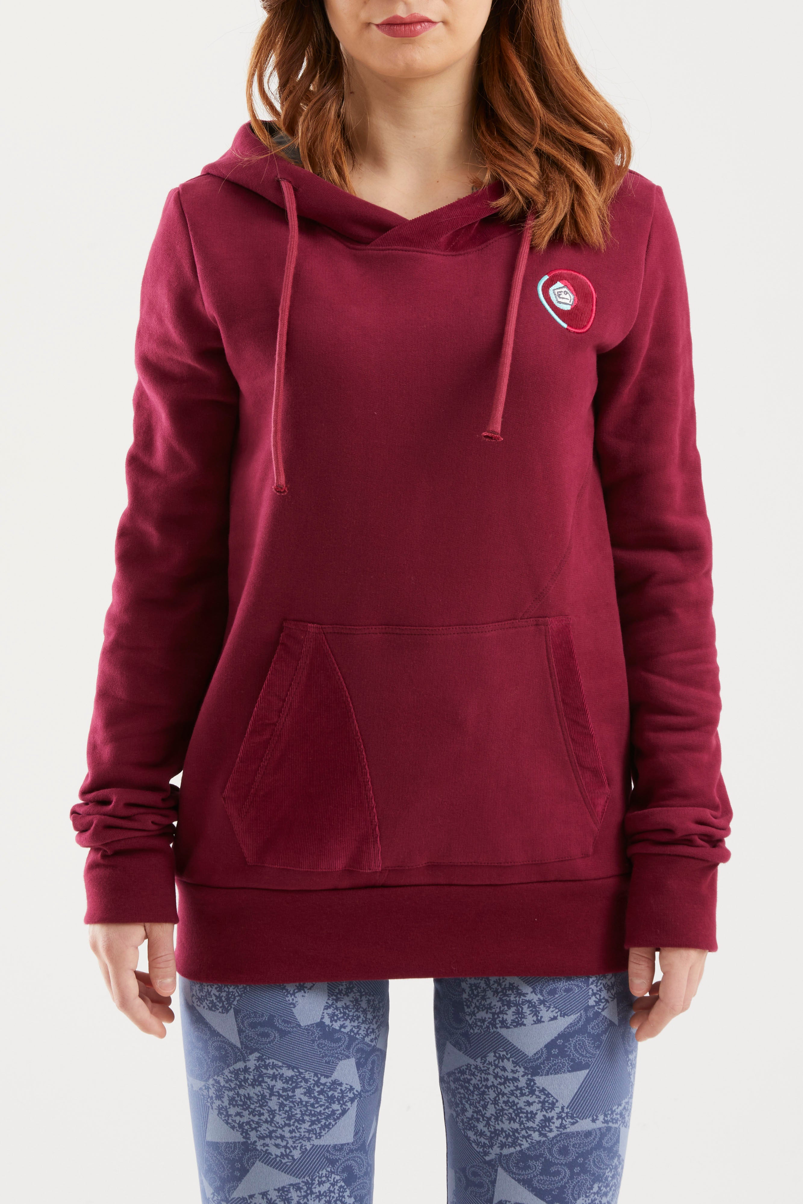 e9-sula-fleece-damen-blue-night-baumwolle-regular image 2
