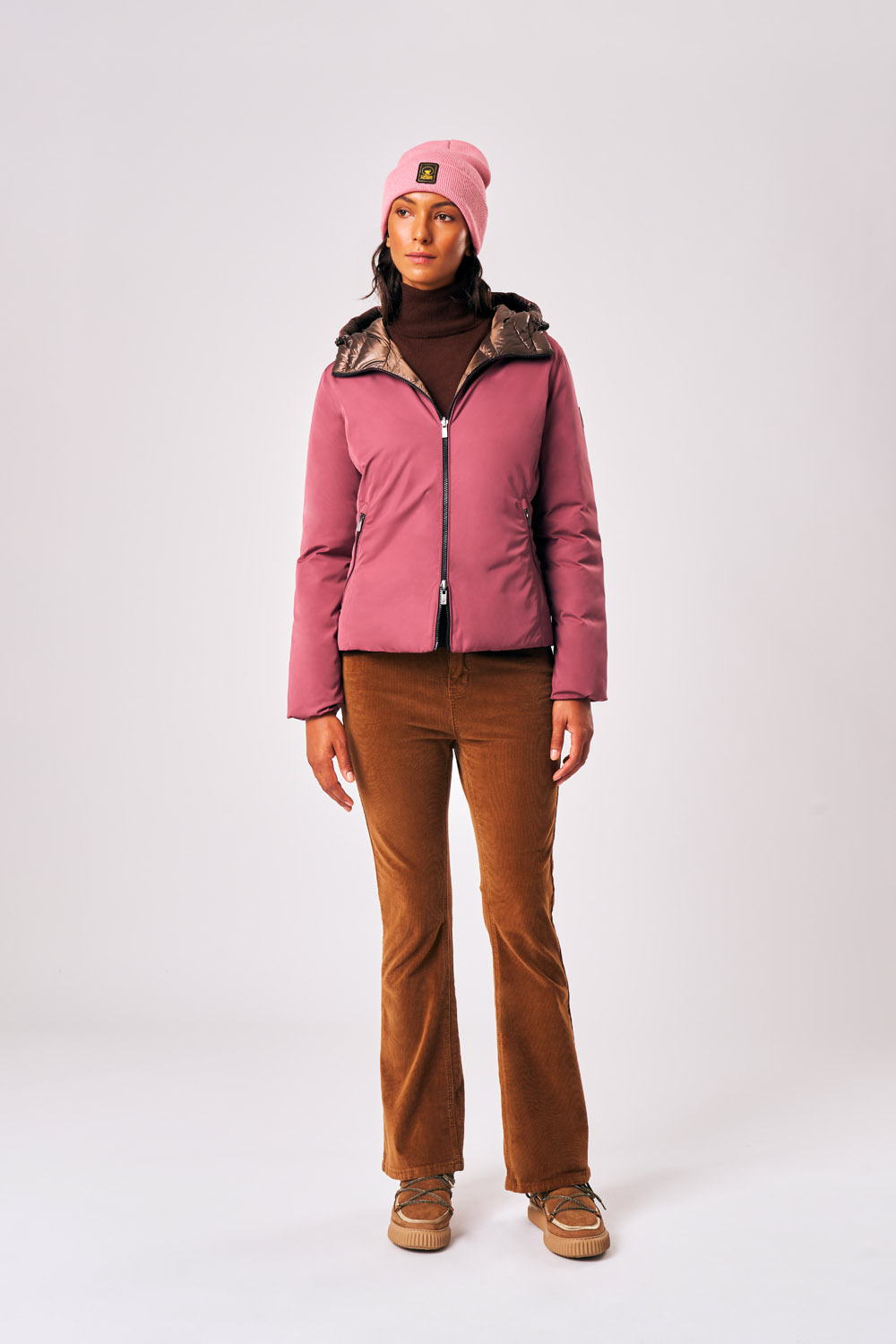 ciesse-outdoor-linda-3-0-daunenjacke-damen-rot-wendbar-kurz image 1
