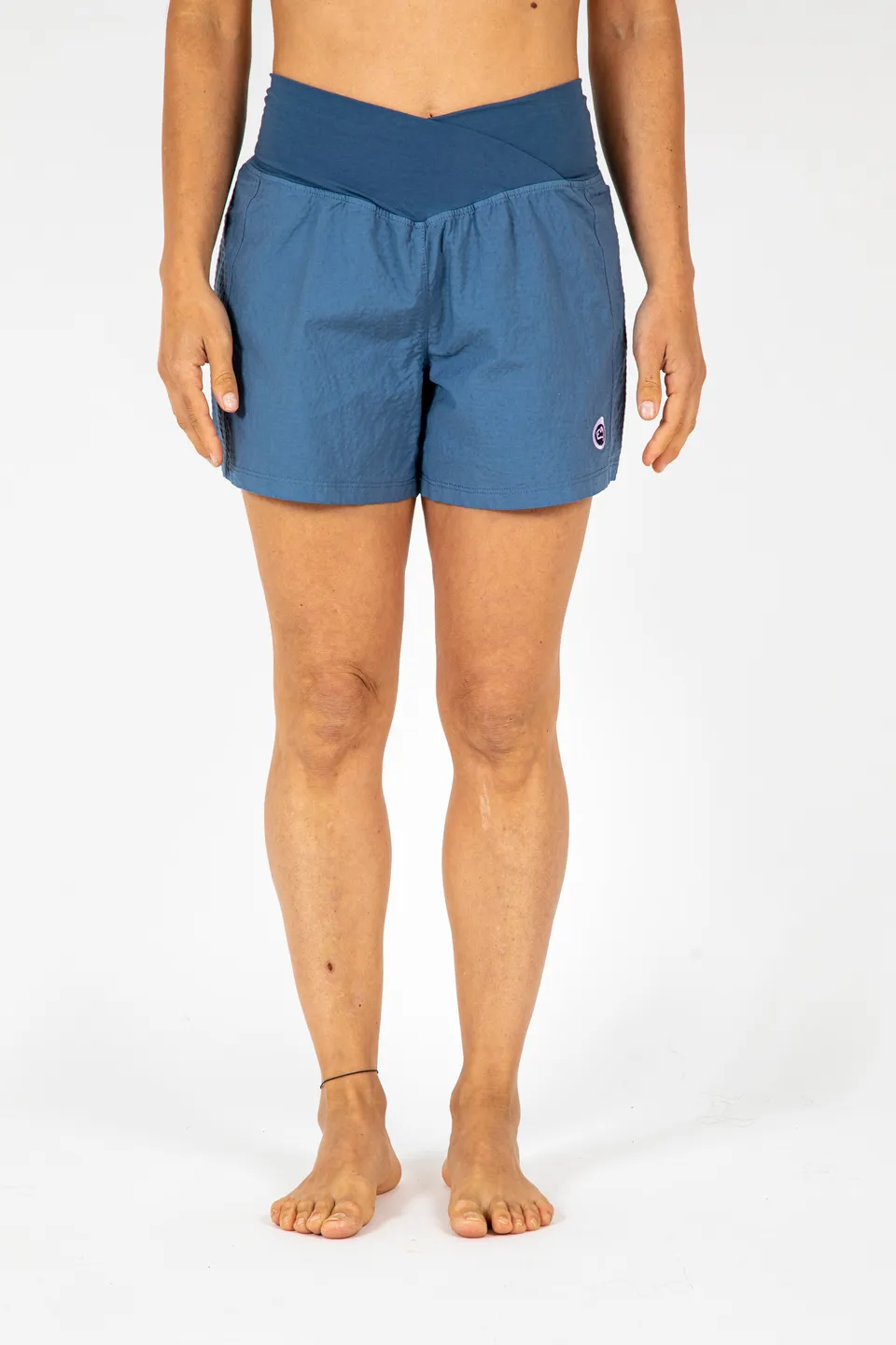 e9-priscilla-shorts-vintage-blue-baumwolle image 1