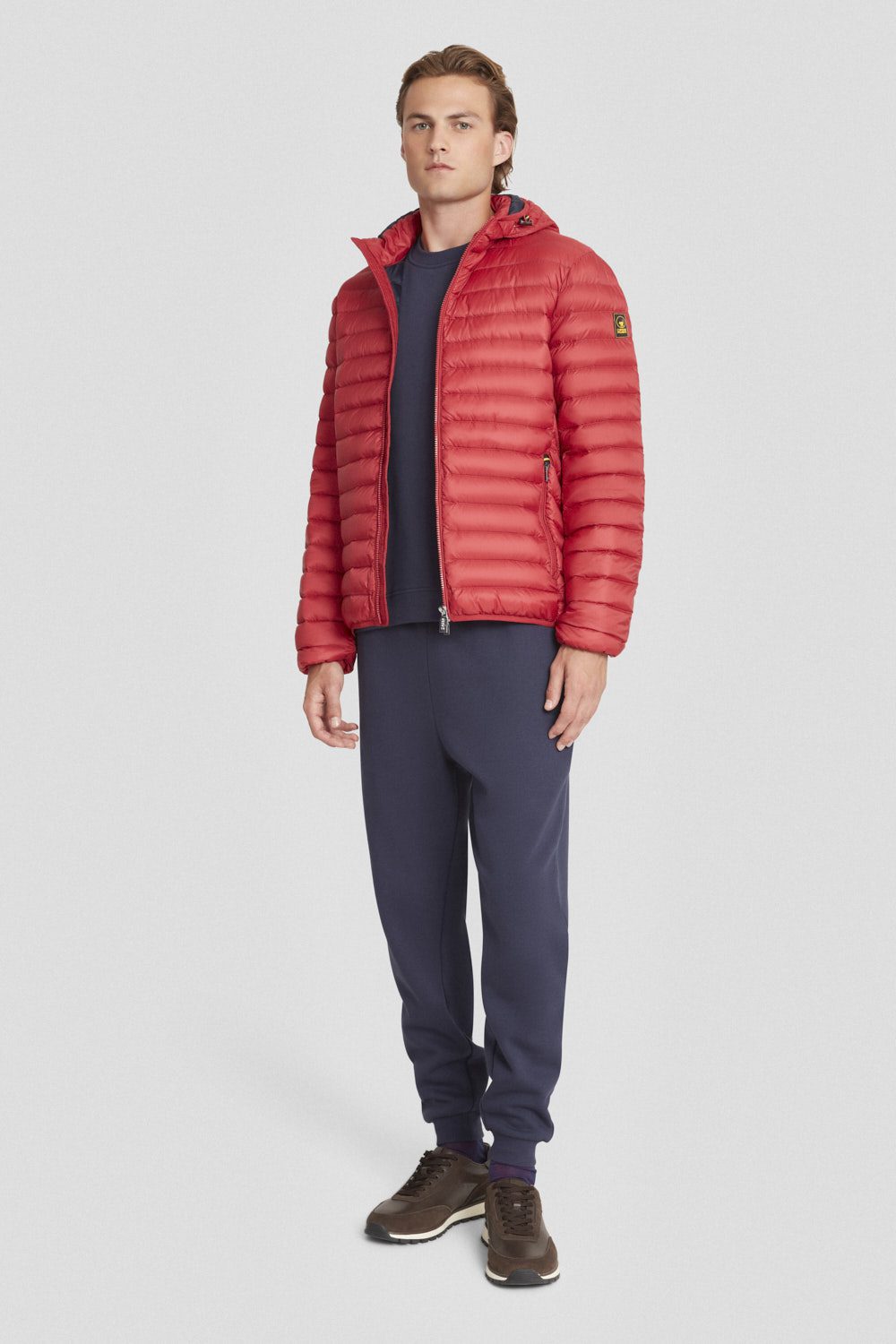 ciesse-outdoor-leichte-daunenjacke-rot-mit-kapuze-800fp image 1