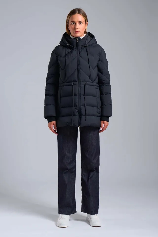 ciesse-outdoor-hirta-piumini-daunenjacke-schwarz-200g-kapuze image 1