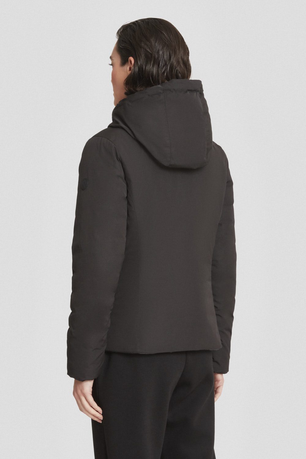 ciesse-outdoor-piumini-daunenjacke-schwarz-wendbar-kurz image 4