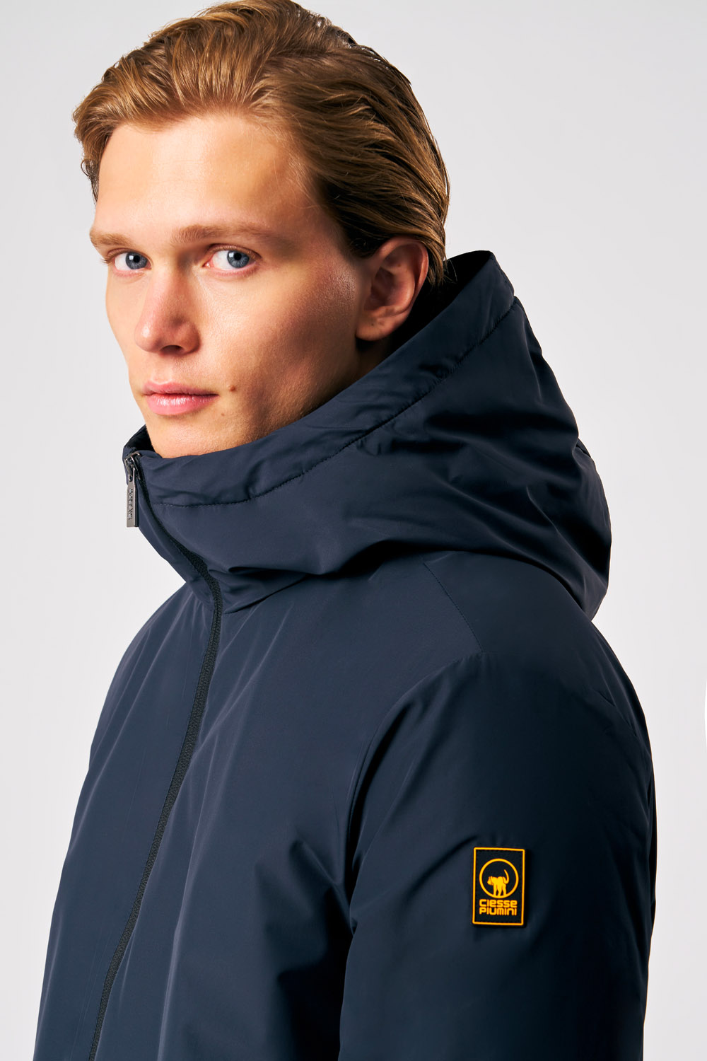 ciesse-gunbu-herren-winterjacke-lang-blau-mit-kapuze image 4