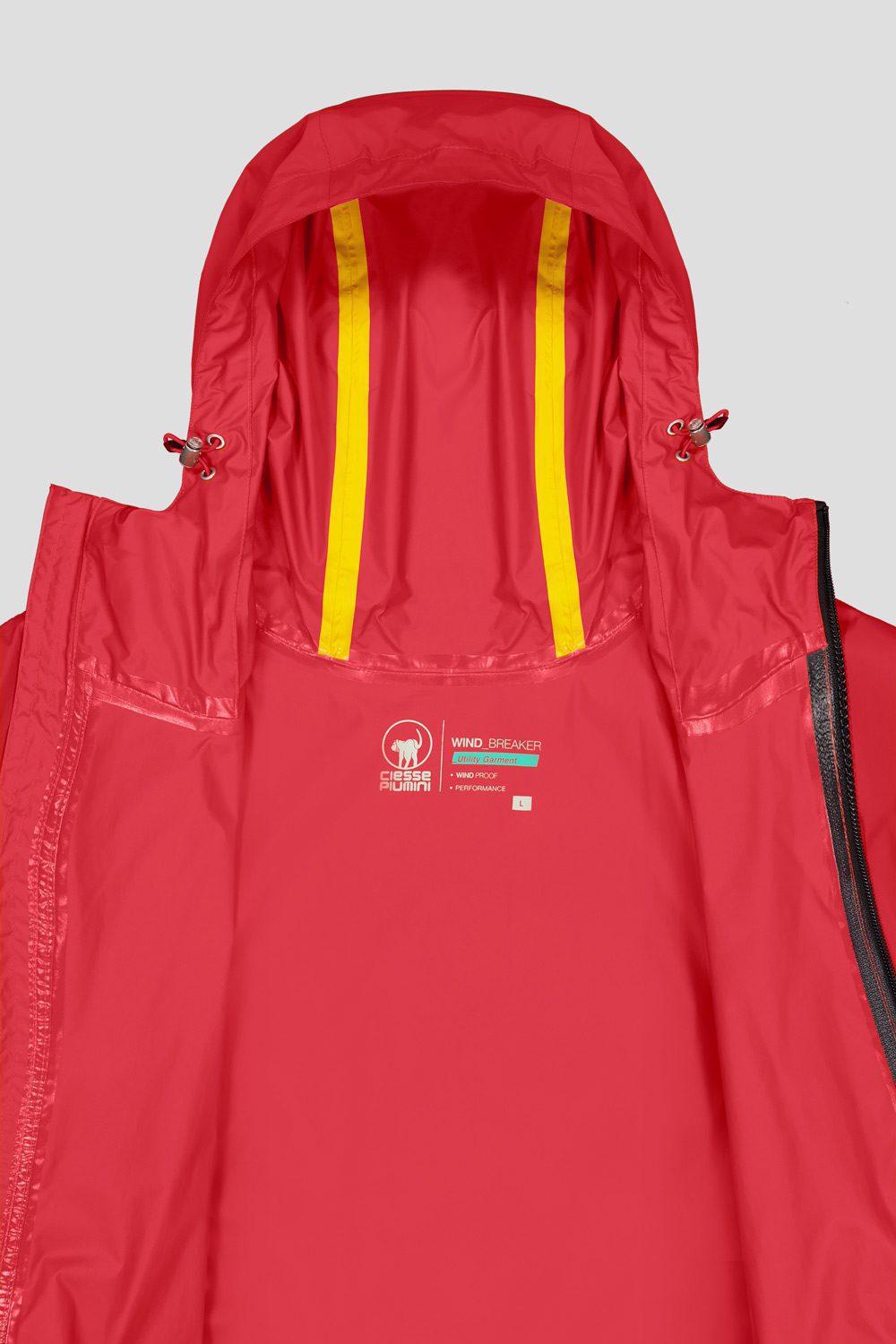 ciesse-outdoor-windbreaker-regenjacke-rot-mit-kapuze image 7