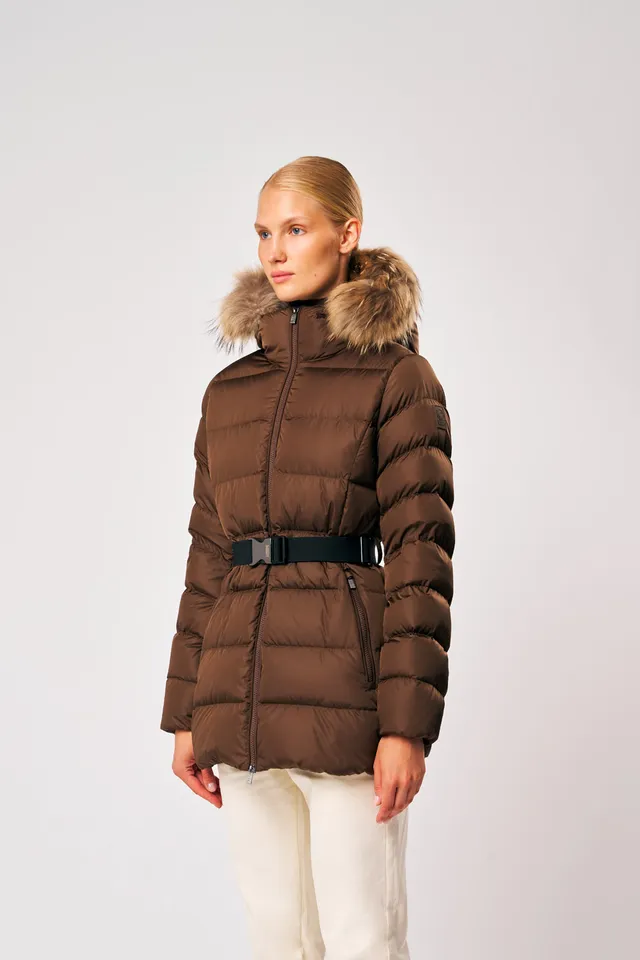 ciesse-outdoor-rosalia-real-fur-daunenjacke-braun-echtpelz image 1