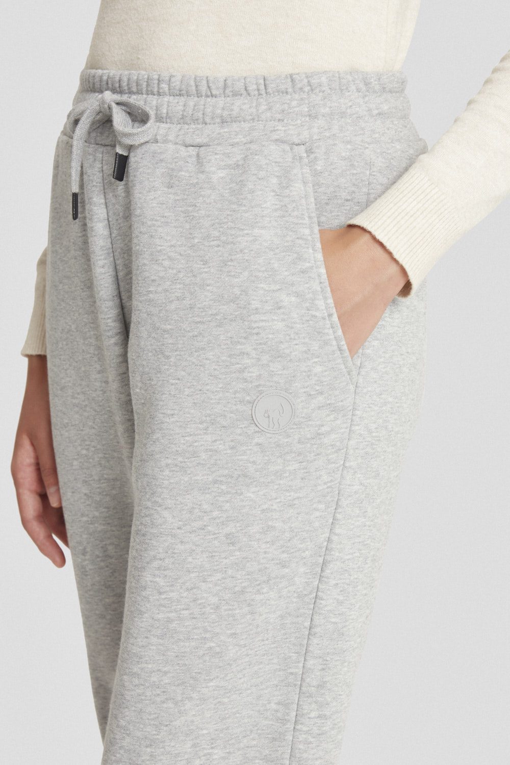 ciesse-pantaloni-jogginghose-grau-lang-kordelzug-baumwolle image 4
