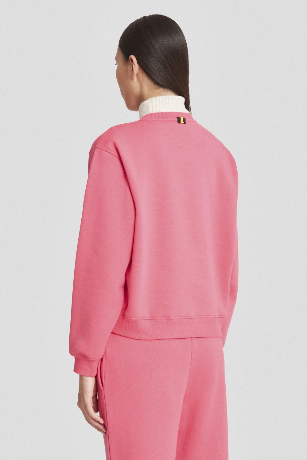 ciesse-felpe-sweatshirt-fuchsia-rundhals-baumwollmix image 4