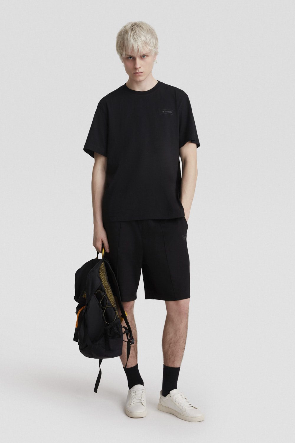ciesse-pantaloni-shorts-herren-schwarz-elastisch image 1