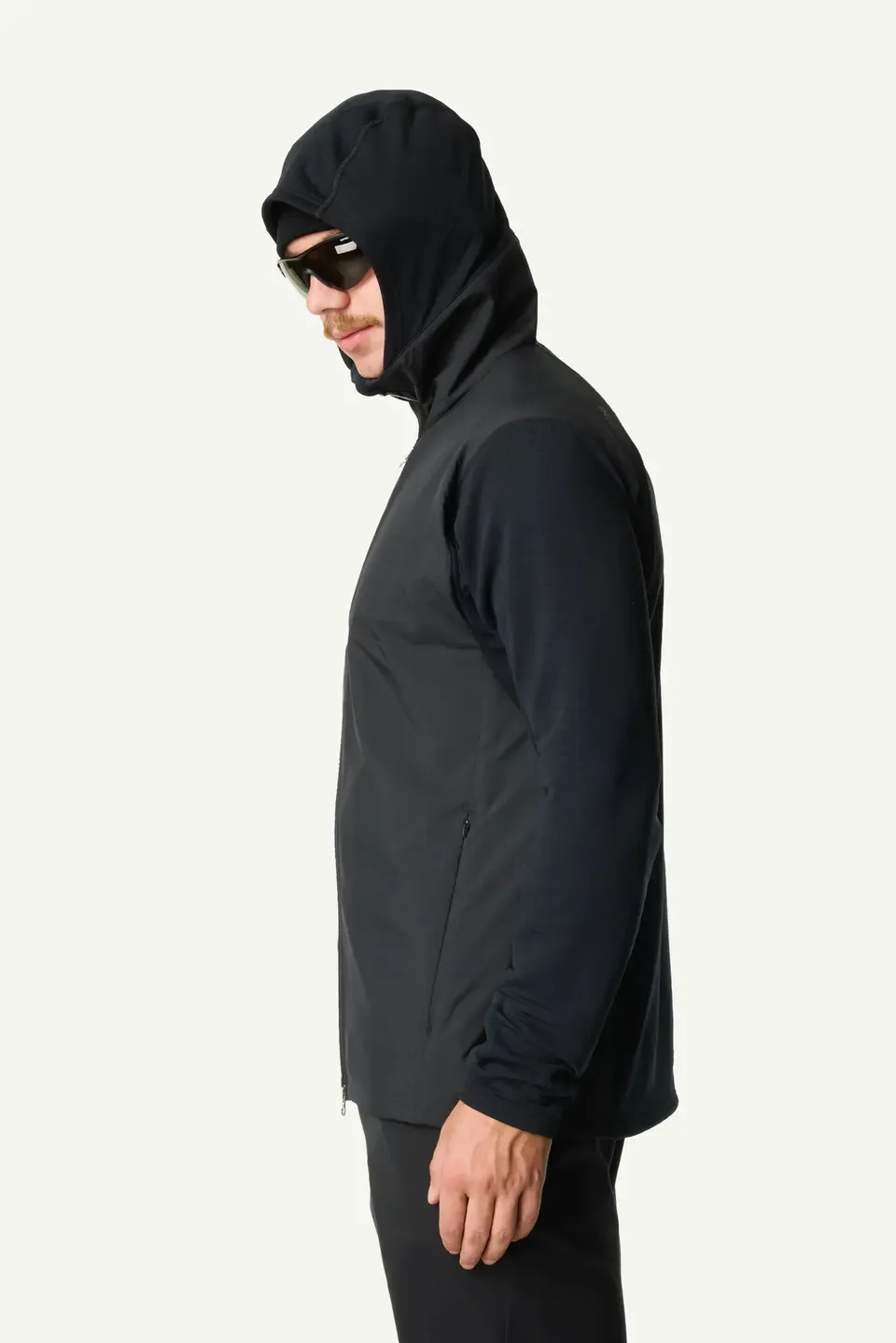 houdini-moonwalk-m-s-houdi-ii-fleece-hoodie-herren-true-black-hybrid image 1