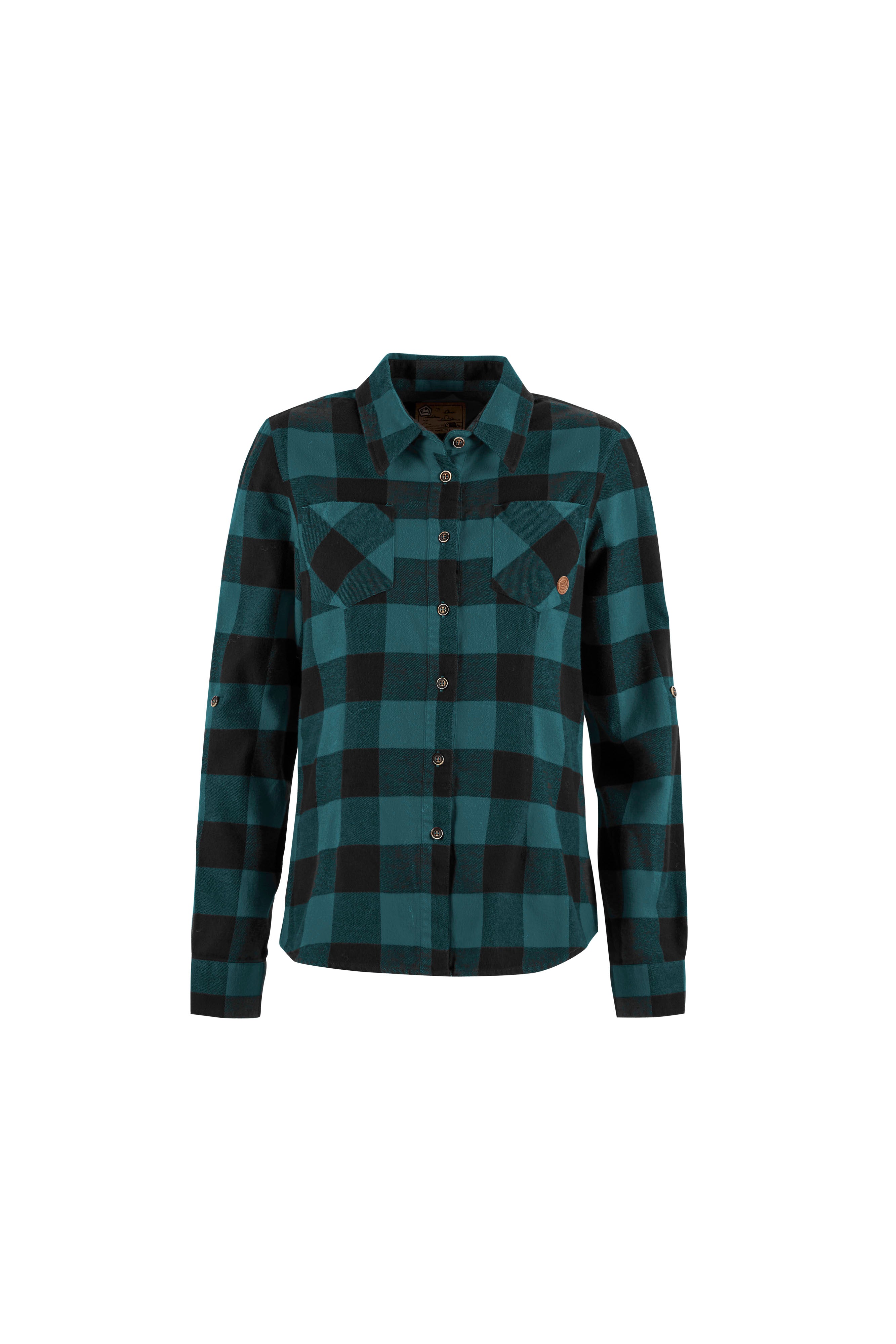 e9-julie-hemd-red-check-baumwolle-slim-fit image 8
