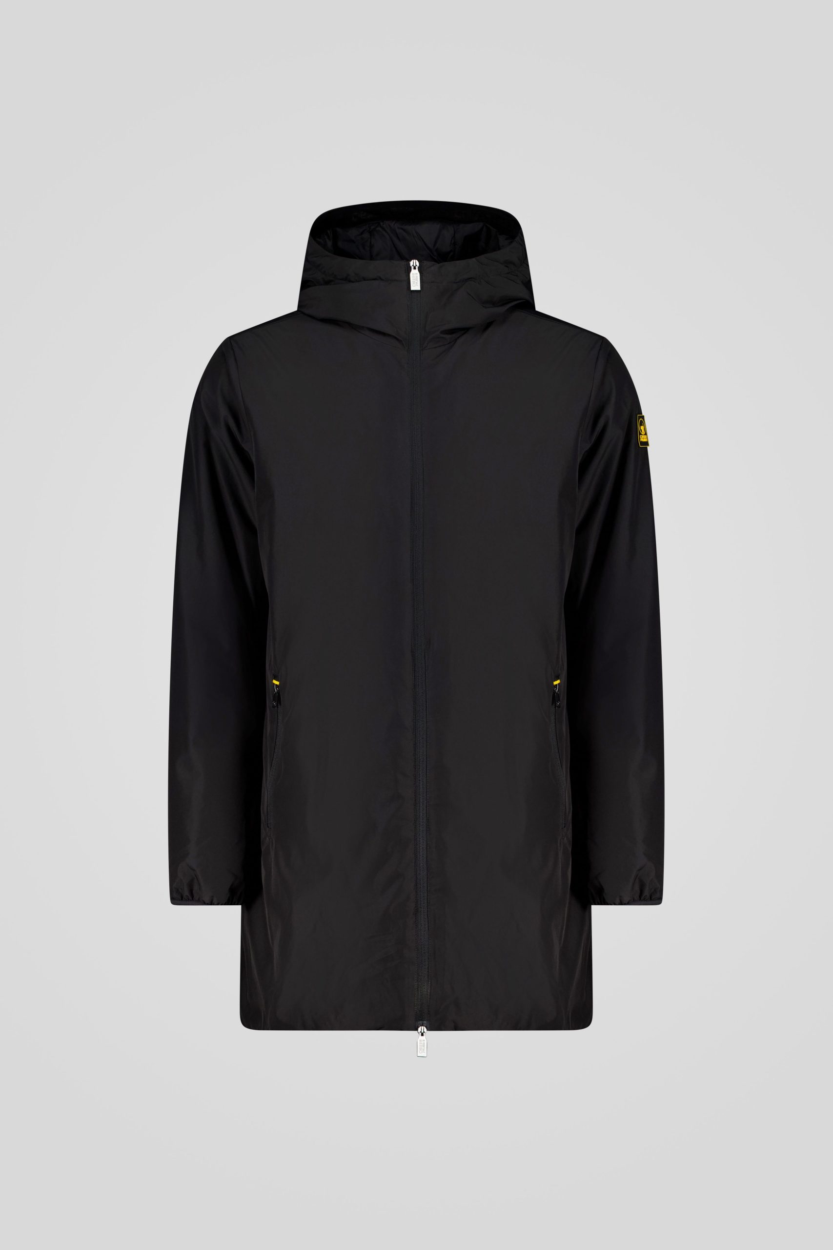 ciesse-outdoor-winterjacke-lang-schwarz-kapuze-dwr image 5