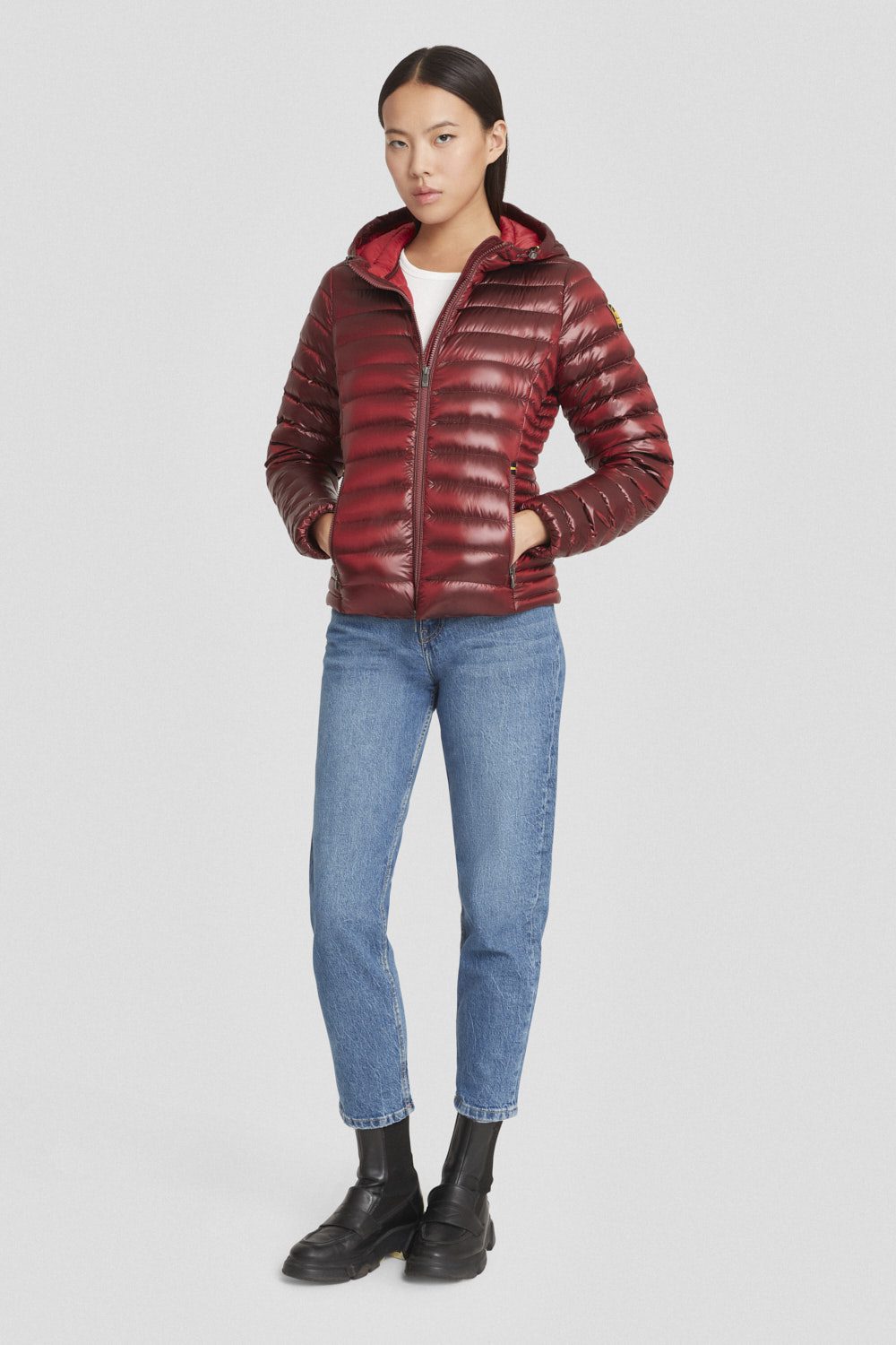 ciesse-outdoor-piumini-daunenjacke-rot-kapuze-800fp image 1